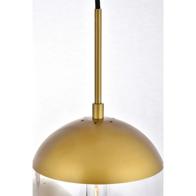 3-Light 18 inch Pendant with Clear Glass