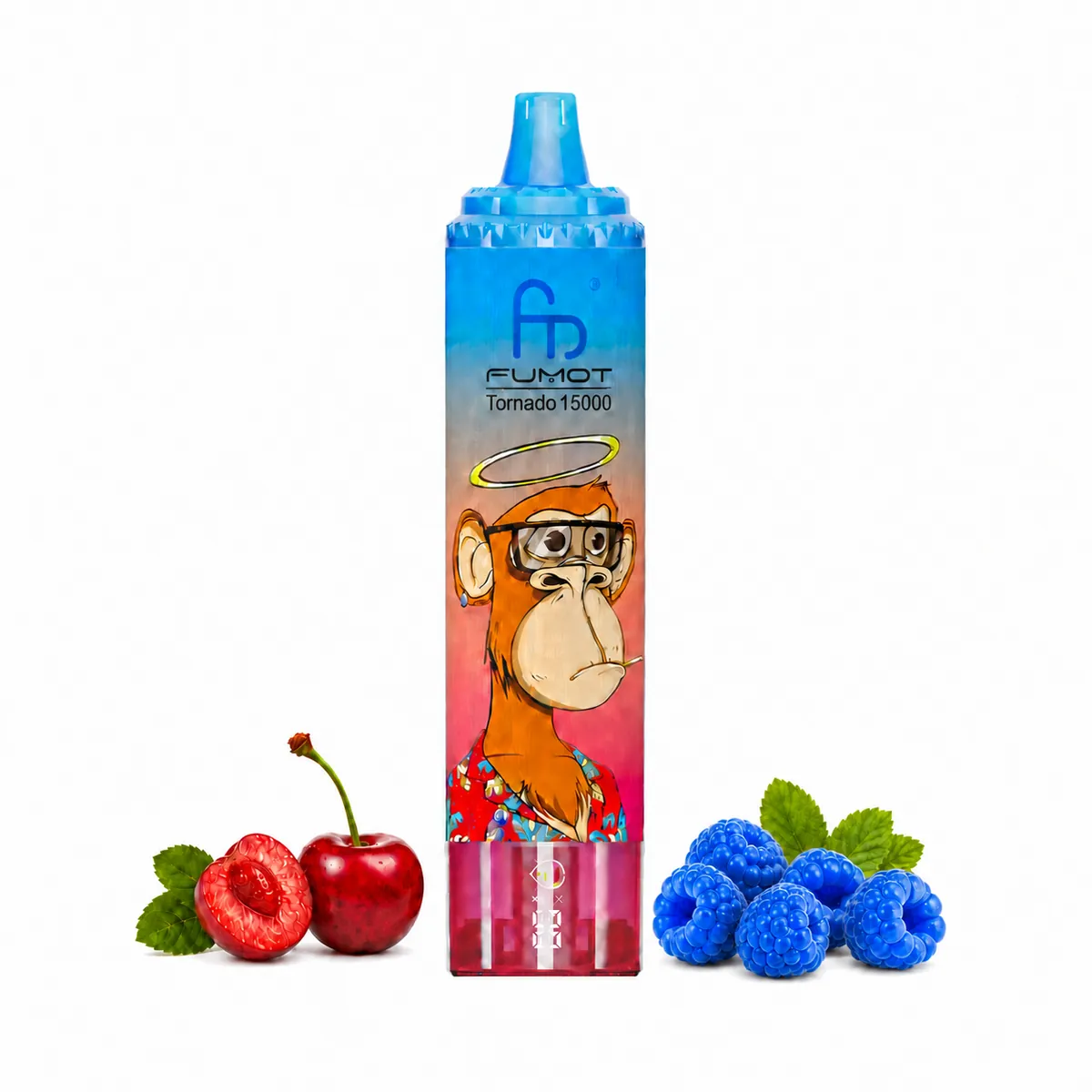 Fumot Tornado 15000 Blue Razz Cherry – Einweg-Vape, Produktansicht
