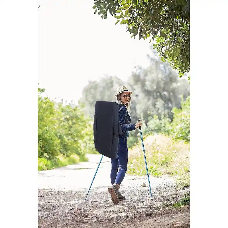 Stadium Seats, 5 Reclining Positions Bleacher Chairs with Padded Armrests, Side Pockets, Waterproof Thick Cushion