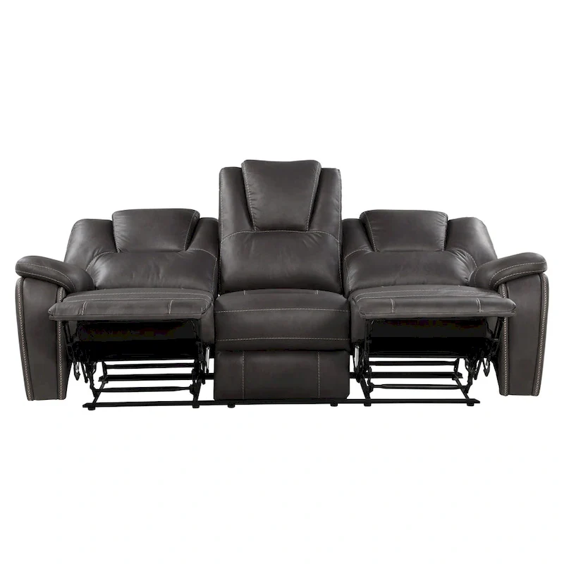 Steve Silver Kameryn Faux Leather Manual Reclining Sofa