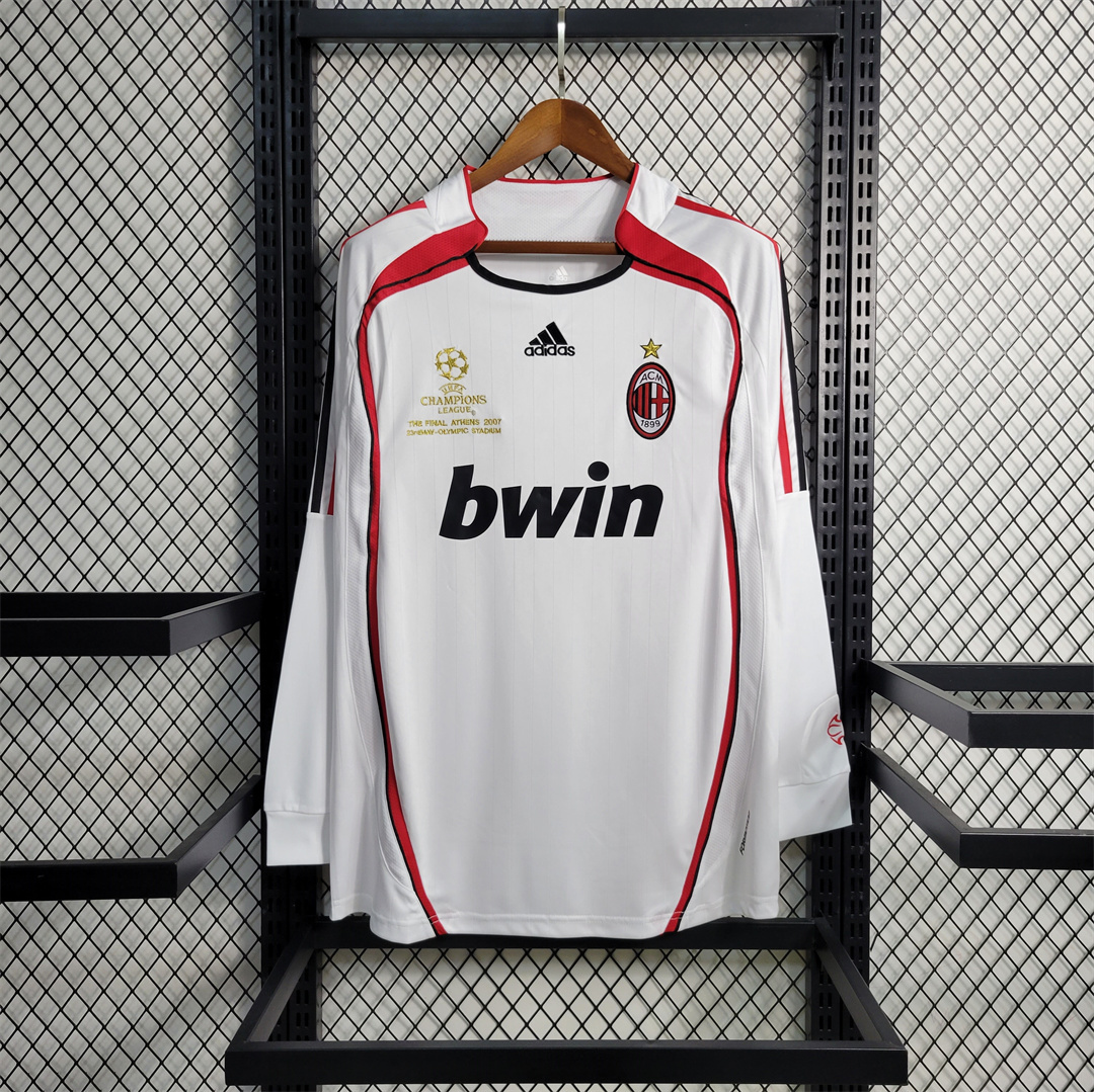 Maillot Retro AC Milan extérieur manches longues 2006/07
