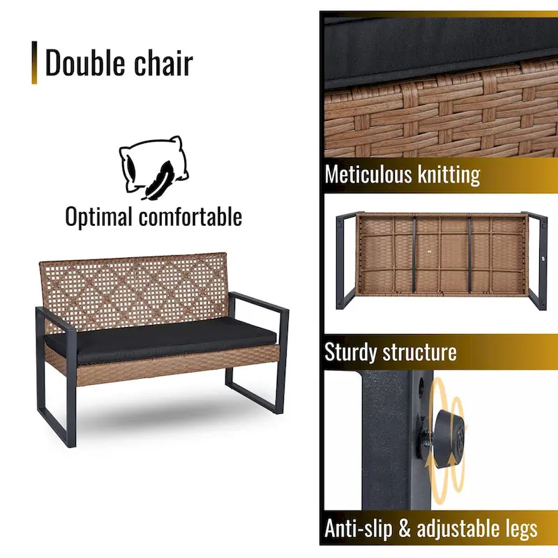 WW 4-Piece Patio Furniture Set