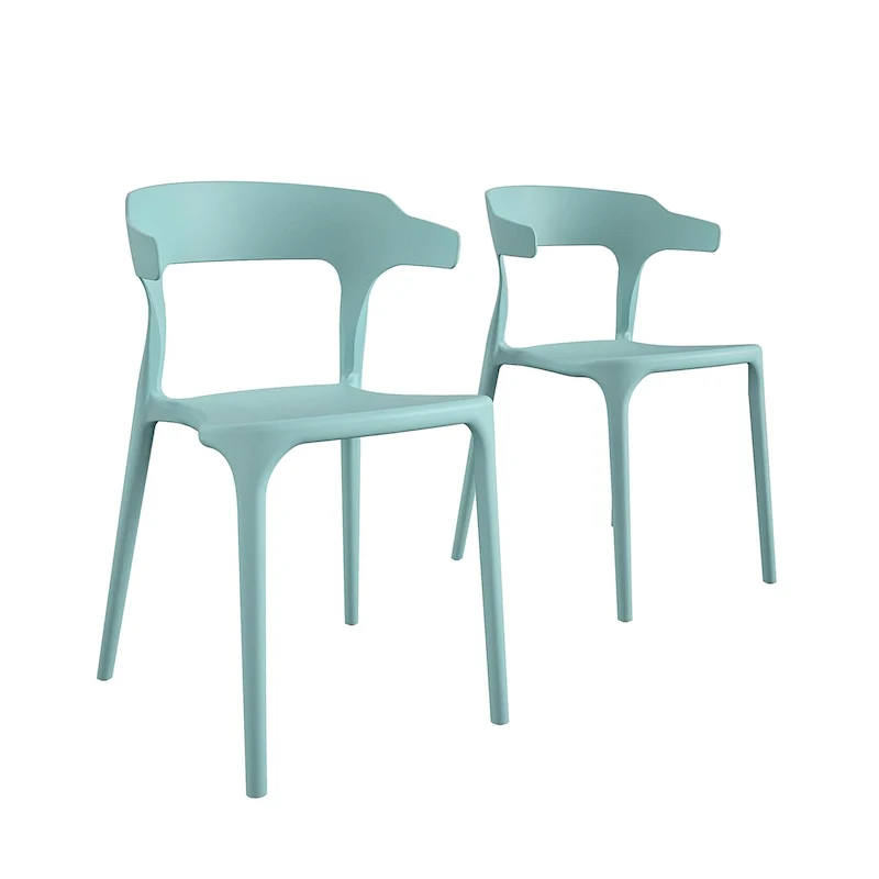 The Novogratz Poolside Felix Stackable Dining Chairs