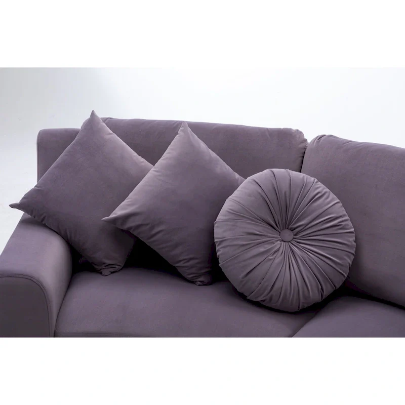 136 Velvet Semicircle couch Modular Curve Sectional Sofa