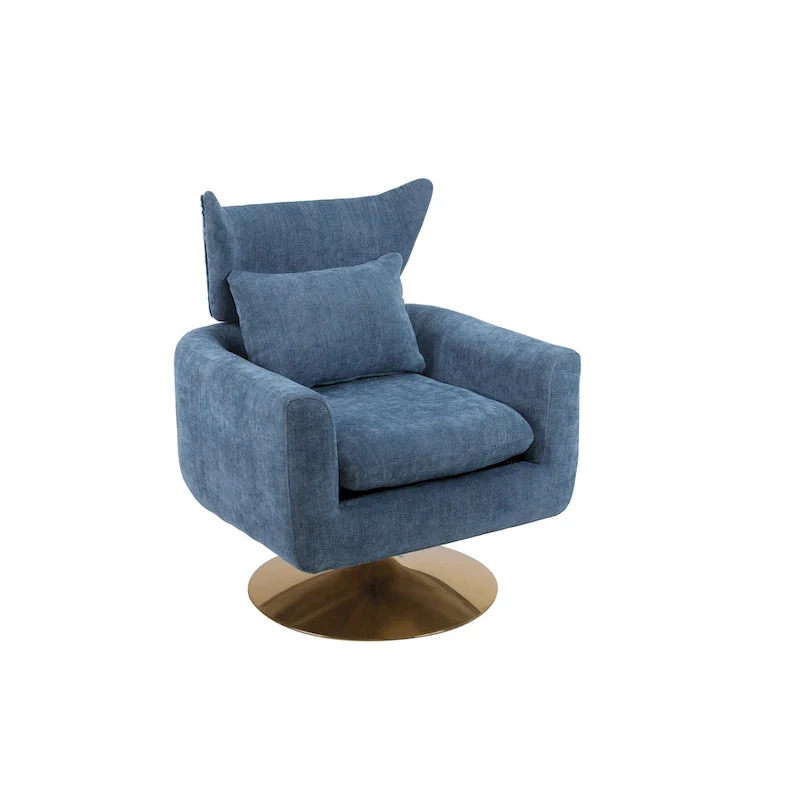 Mid-Century 360-degree Swivel Accent Chair