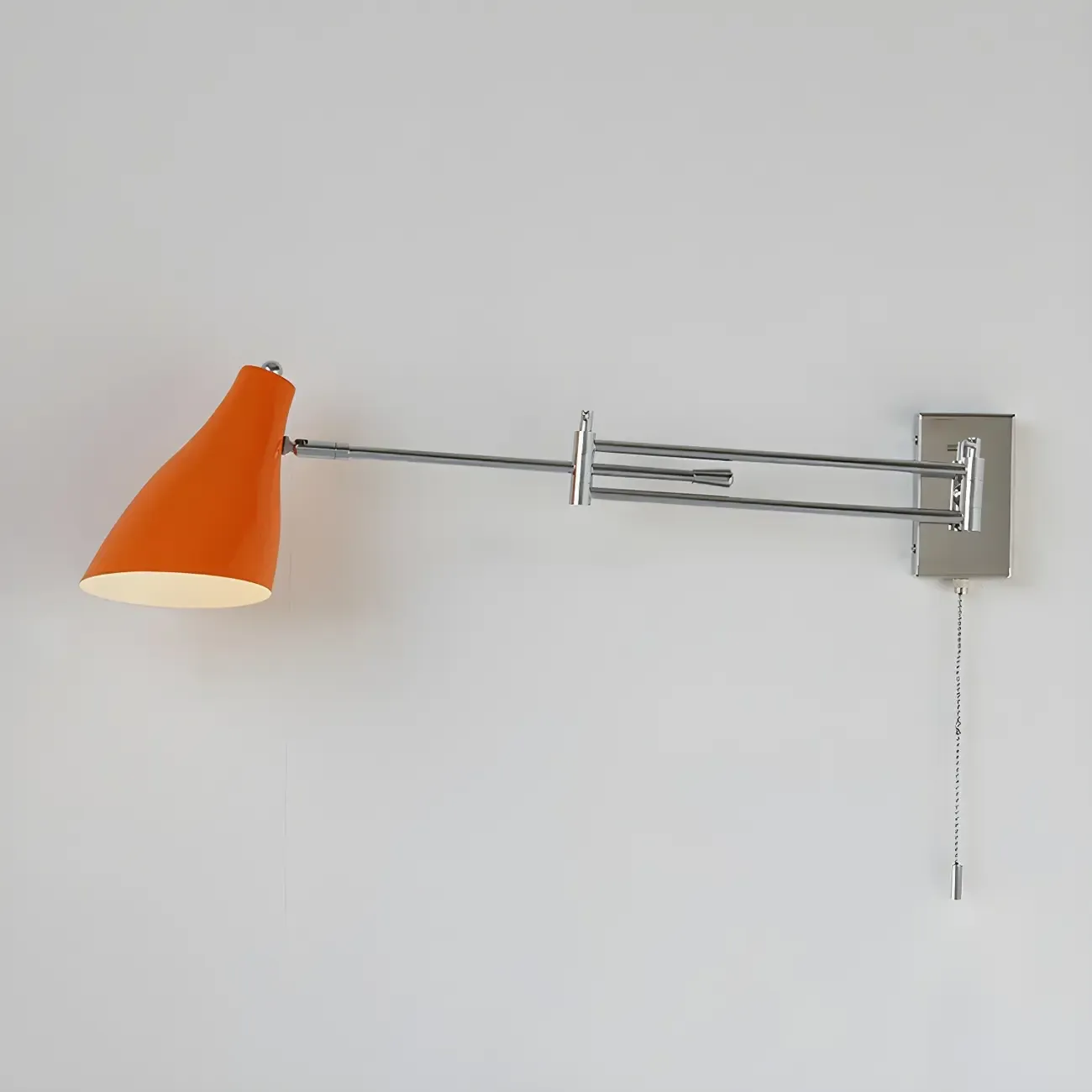 Modern Metal Clean-lined Swing Arm Wall Light