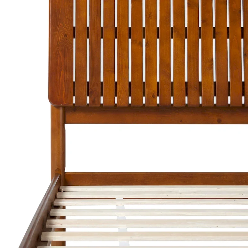 Middlebrook Designs Slatted Headboard Modern Queen Bed