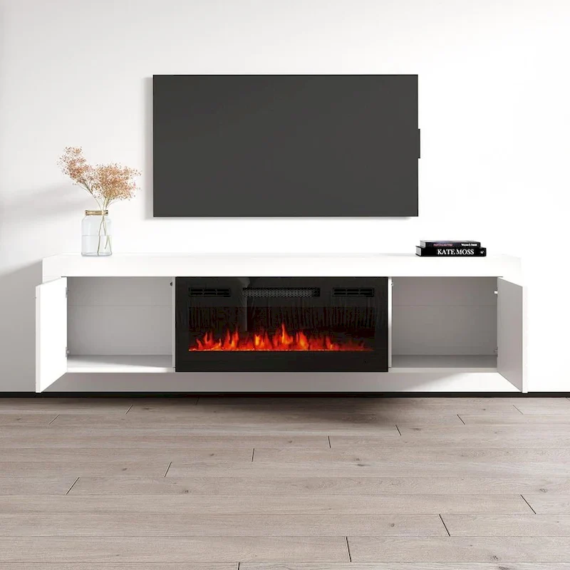 Dia BL-EF Electric Fireplace 71 TV Stand