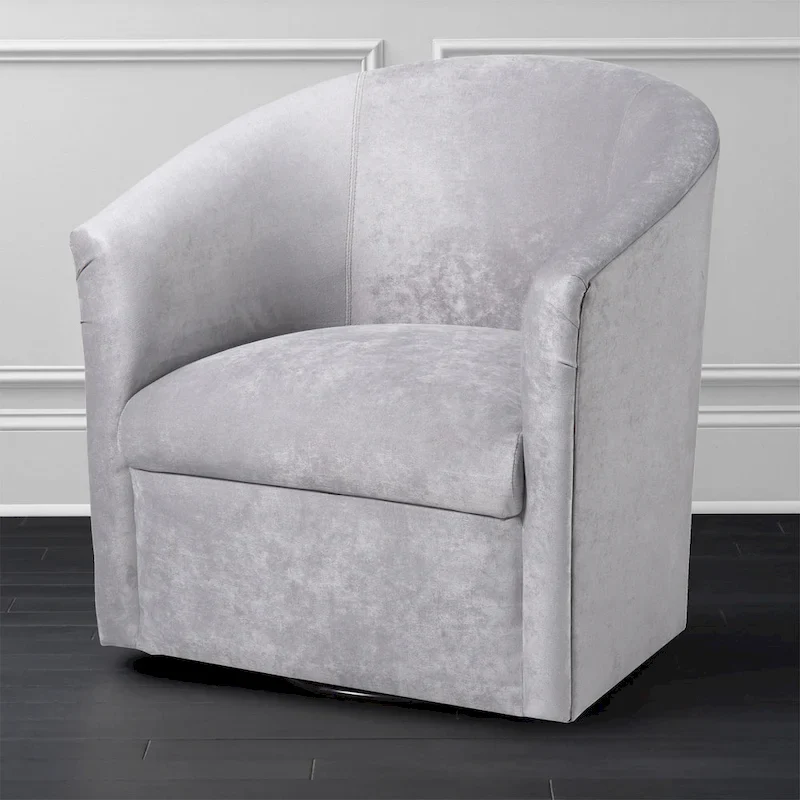 Ellery Modern Microfiber Swivel Accent Chair by Greyson Living
