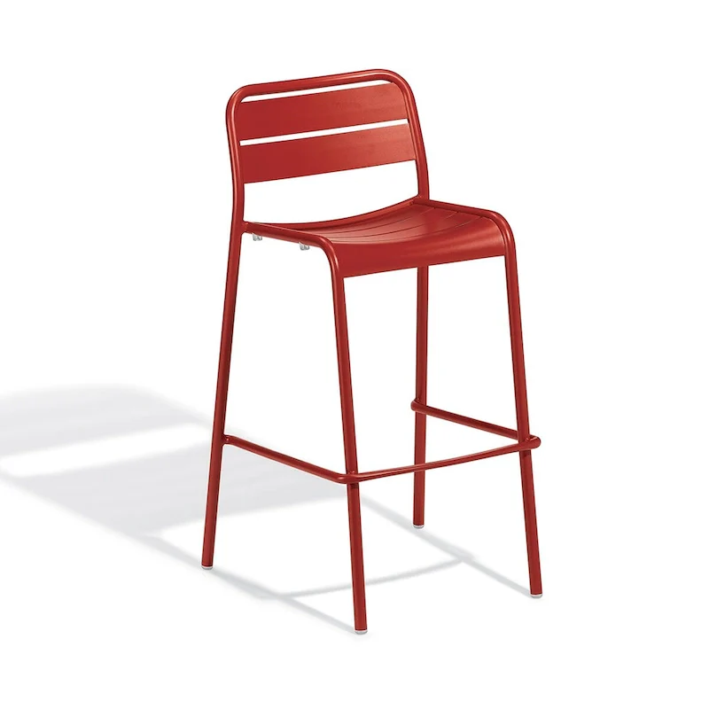 Oxford Garden Kapri 41-inch Coated Aluminum Frame Bar Chair