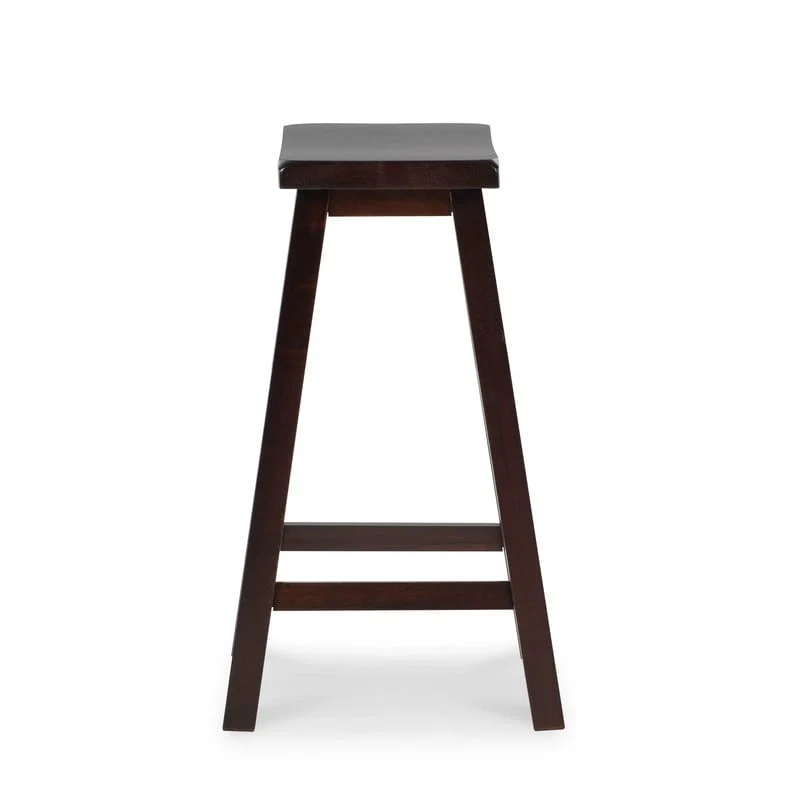 Linon Cackleberry Saddle Seat Backless Counter Stool - N/A