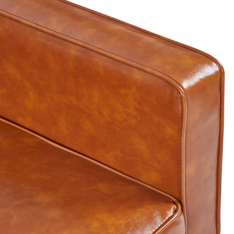 Convertible Sofa Bed Adjustable Fabric Couch Sleeper Modern Recliner Reversible Loveseat Folding Daybed Guest Bed with 2 Pillows