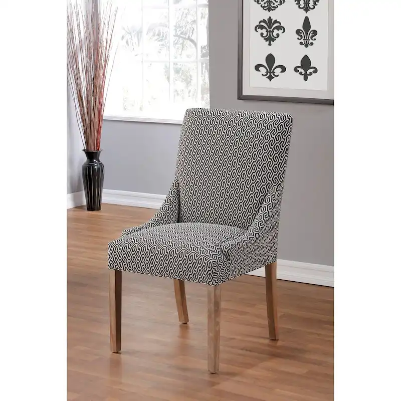 Marie Transitional Slope Arm Dining Room Chair