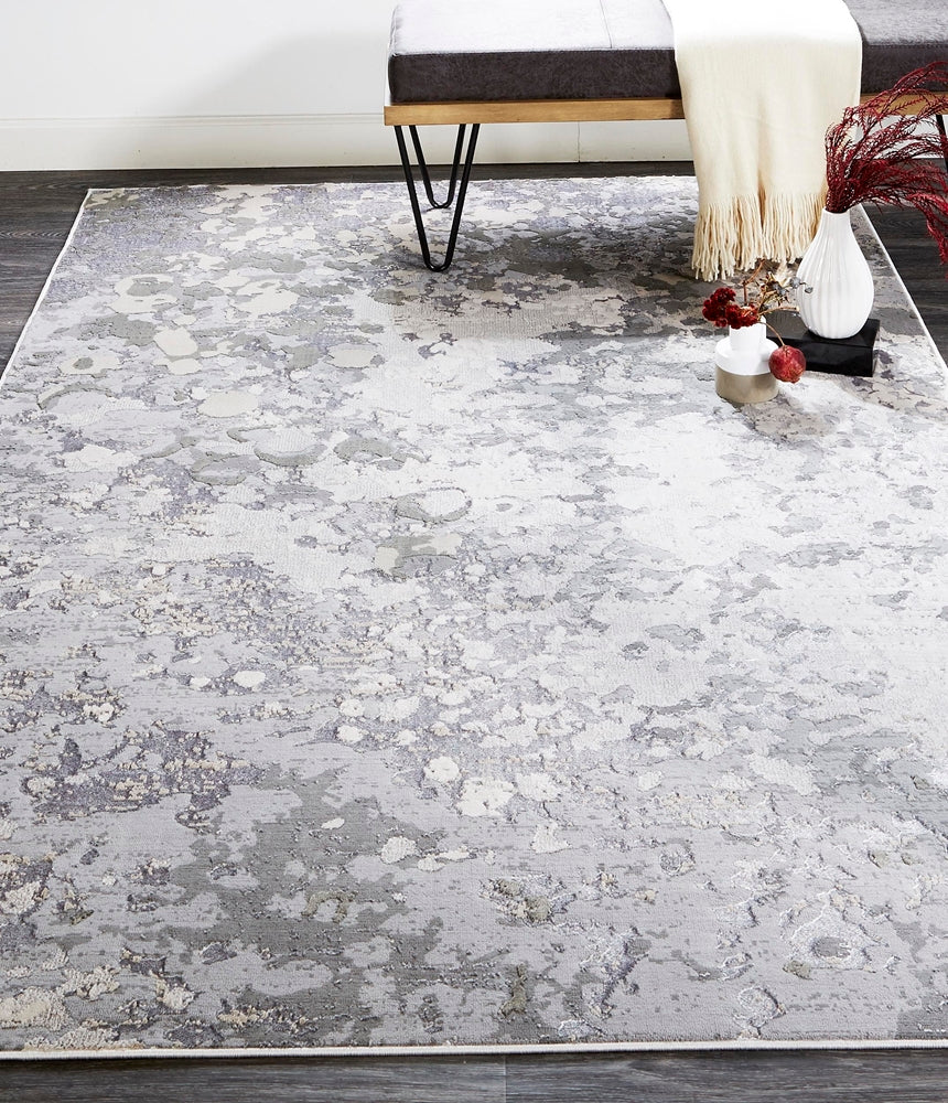 Micah Silver/Gray Rug