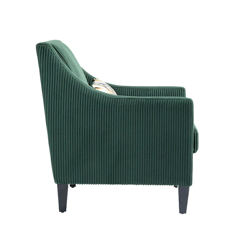 Emerald 26.77 Upholstered Arm Chair with Scooped Arms