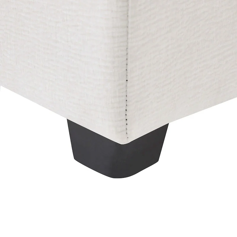 Nestfair Modern L Shape Modular Sofa 5 Seat Chenille Sectional Couch Set with 2 Pillows Included