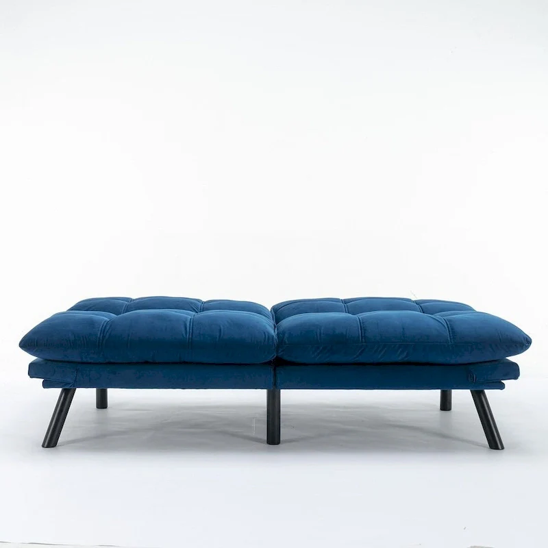 Modern Upholstered 2-Seater Sofa Bed with Adjustable Backrest and Armrests - 70:l