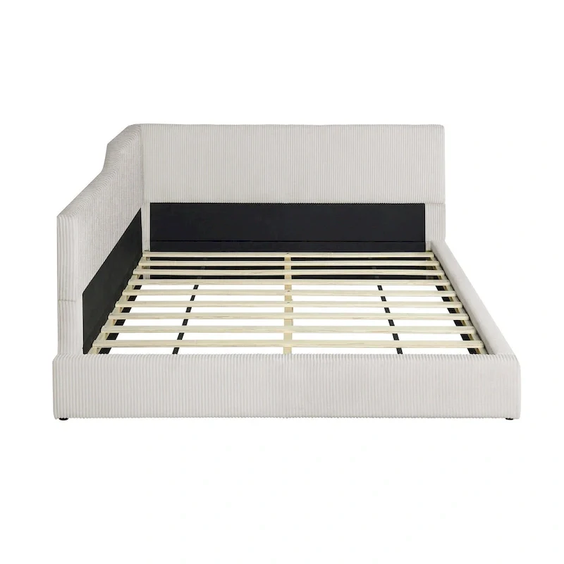 Full L-Shaped Daybed with Solid Frame