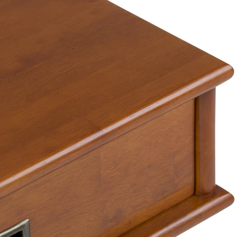 WYNDENHALL Tierney SOLID HARDWOOD 22 inch Wide Rectangle Mid Century Modern End Table - 22 W x 20 D x 22 H