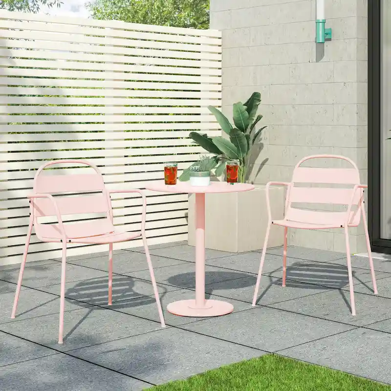 Terra Outdoor Outdoor 3 Piece Bistro Set by Christopher Knight Home - N/A