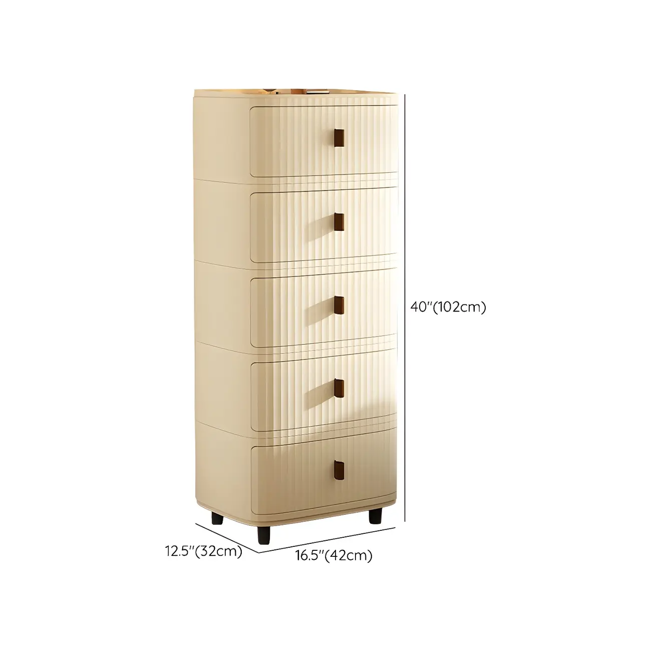 Modern Black And White Grid Top Nightstands with Drawers