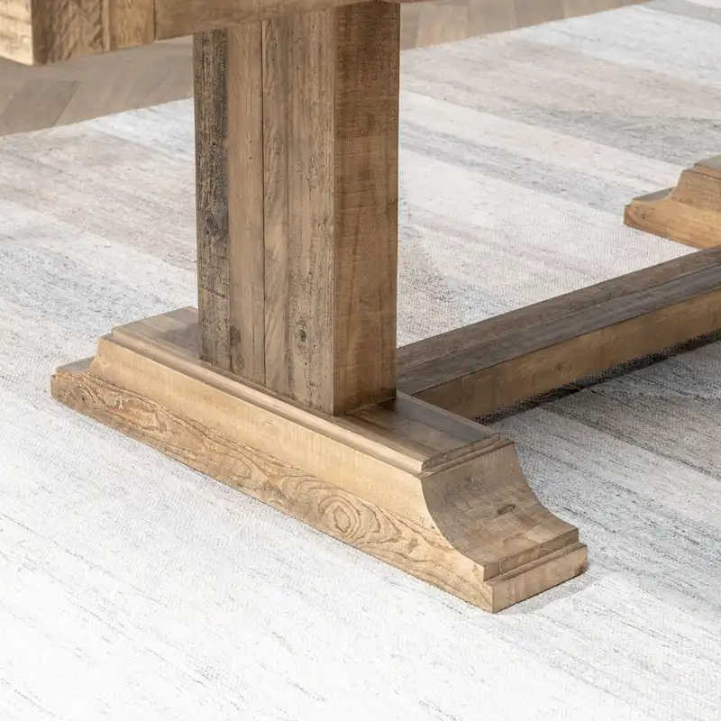 Dita Reclaimed Pine Wood Extendable Dining Table by Kosas Home