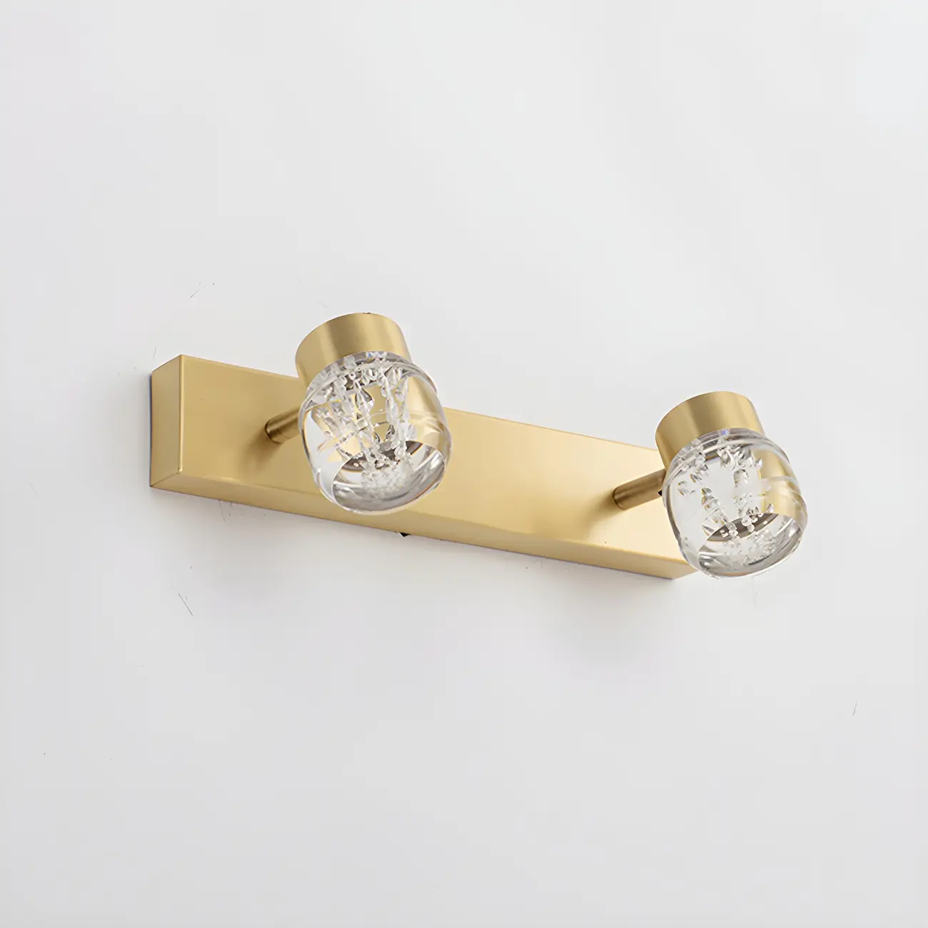 Modern Gold Metal Bathroom Vanity Light