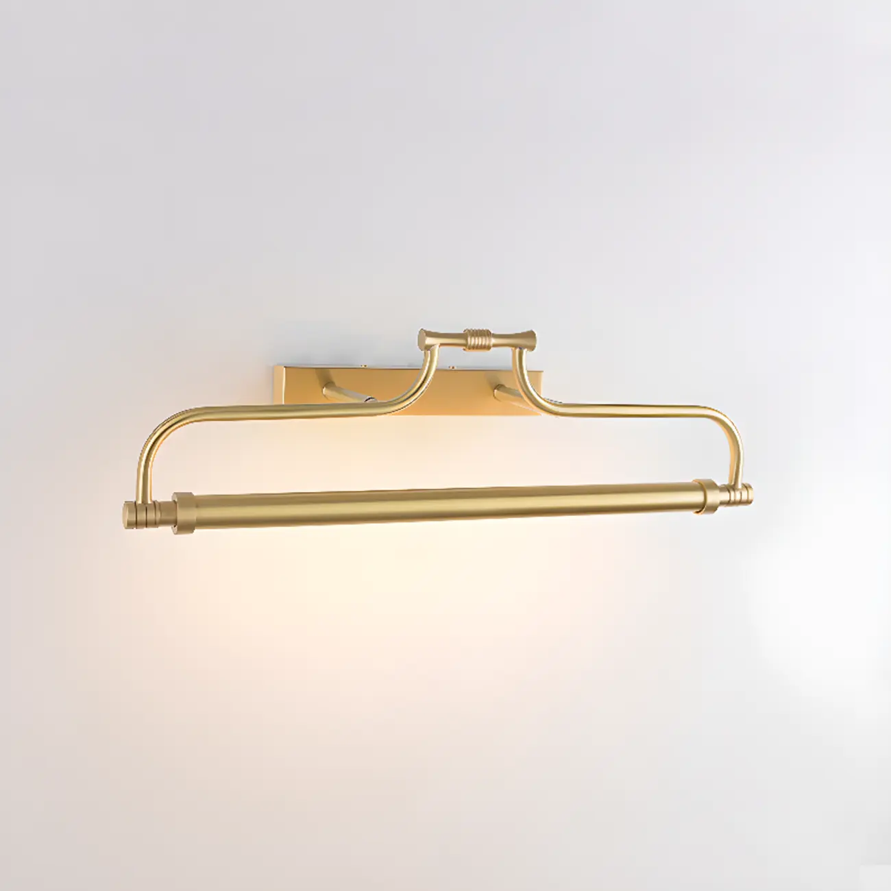 Geometric Gold Metal Vanity Light with LED