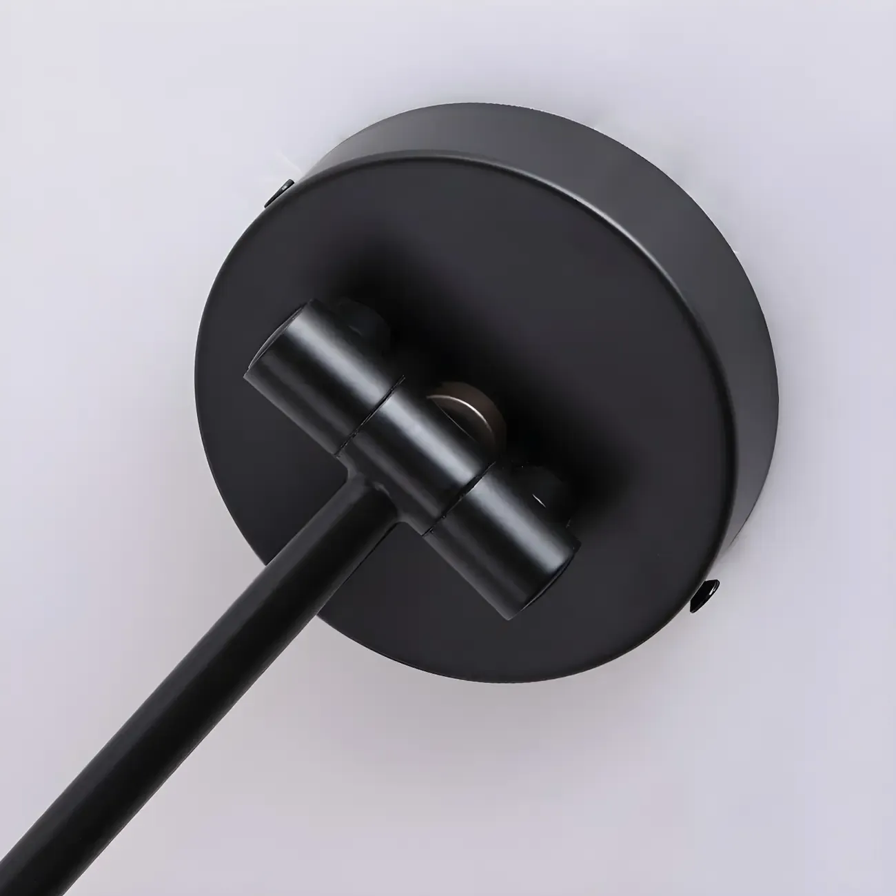 Modern Metal Black Cone Swing Arm Wall Light