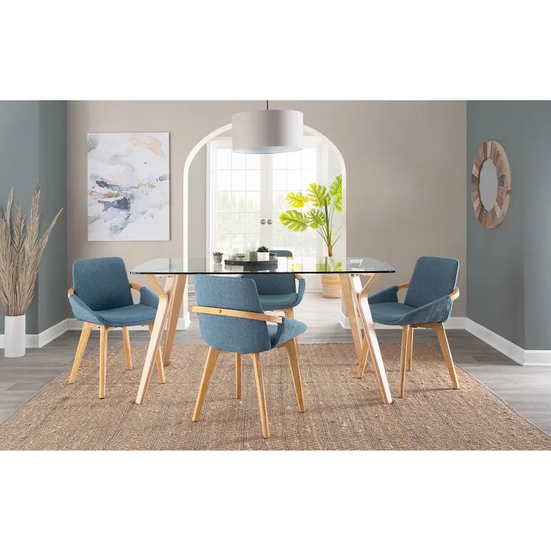 Carson Carrington Pugo Natural Wood Dining Chair