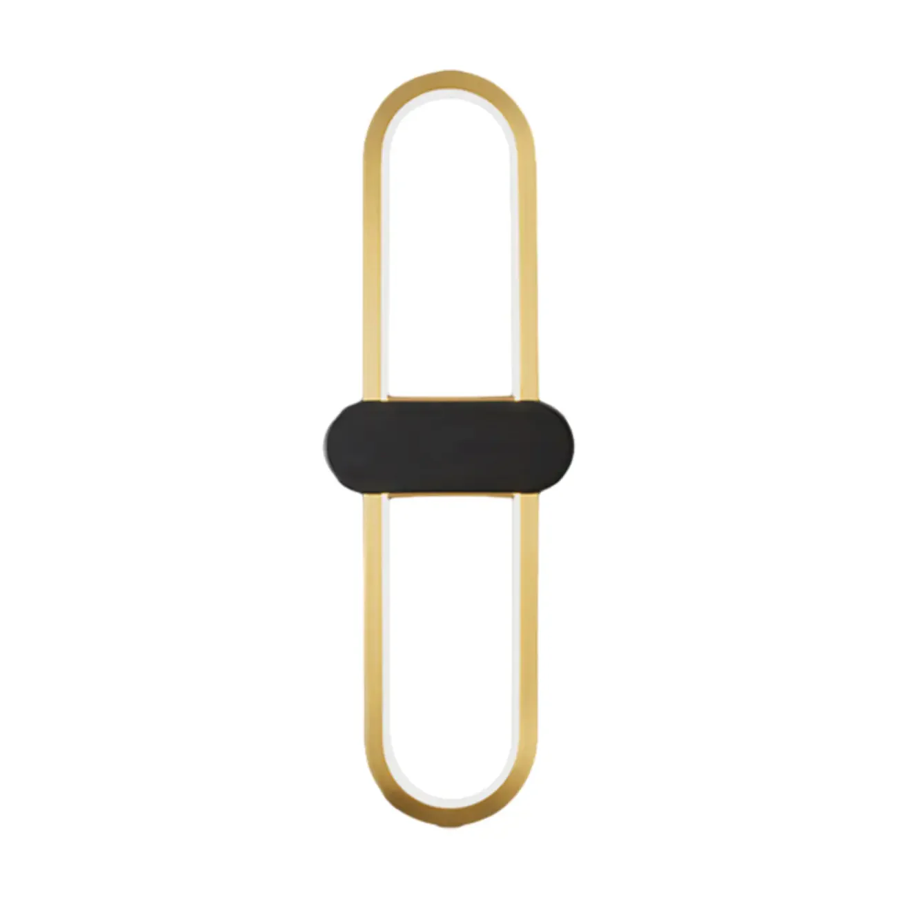 Modern Oval Wall Vanity Light with Silica Gel Shade