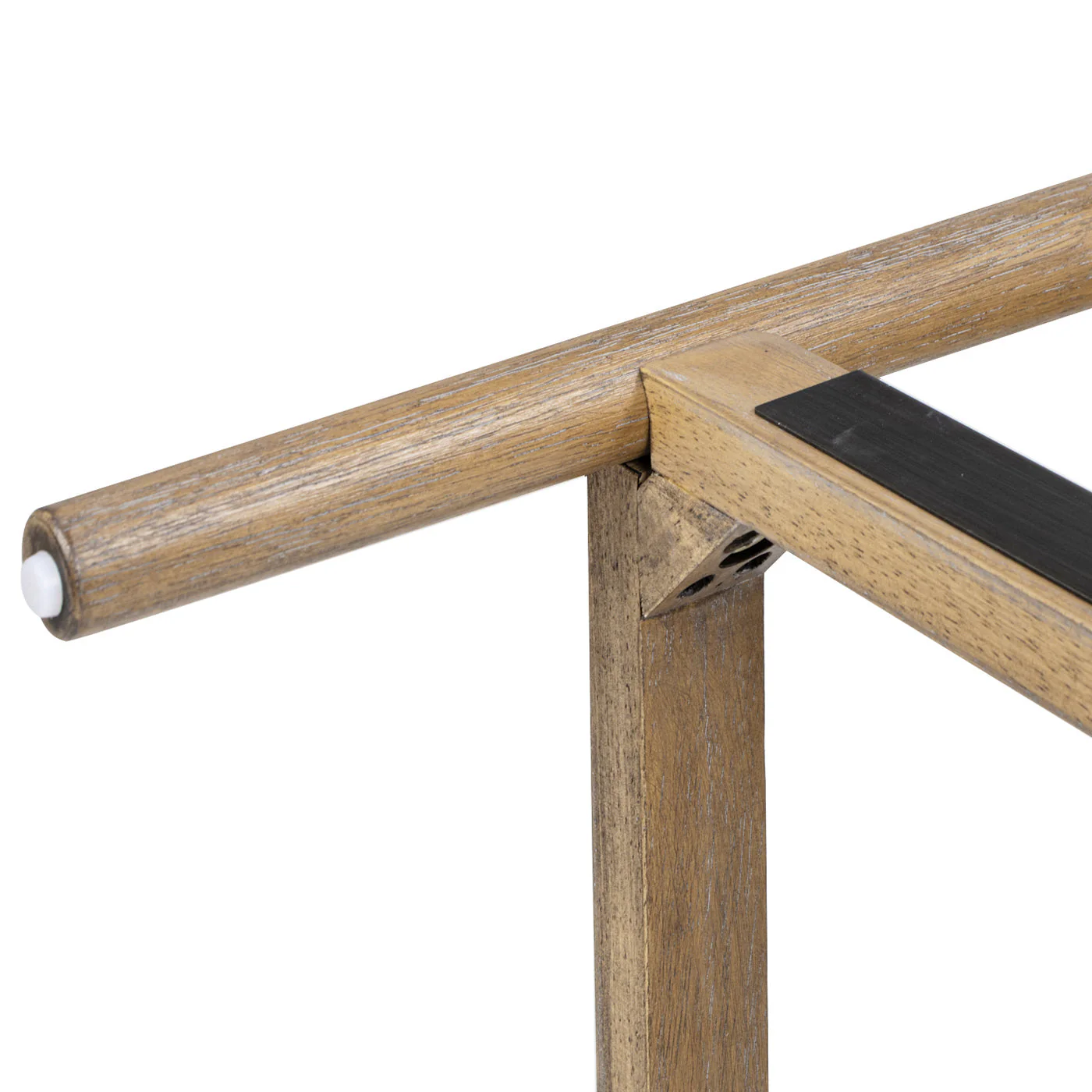 Leon 27' Arched Back Wood & Upholstered Counter Stool, Set of 2