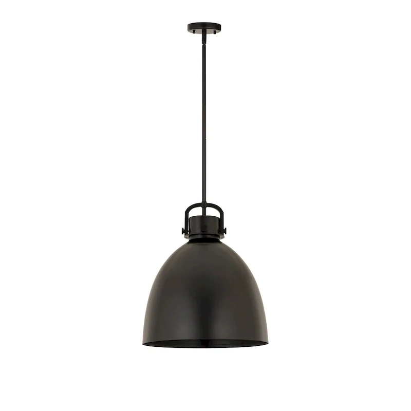 Innovations Lighting Newton Metal Bell - 1 Light 14  Stem Hung Pendant