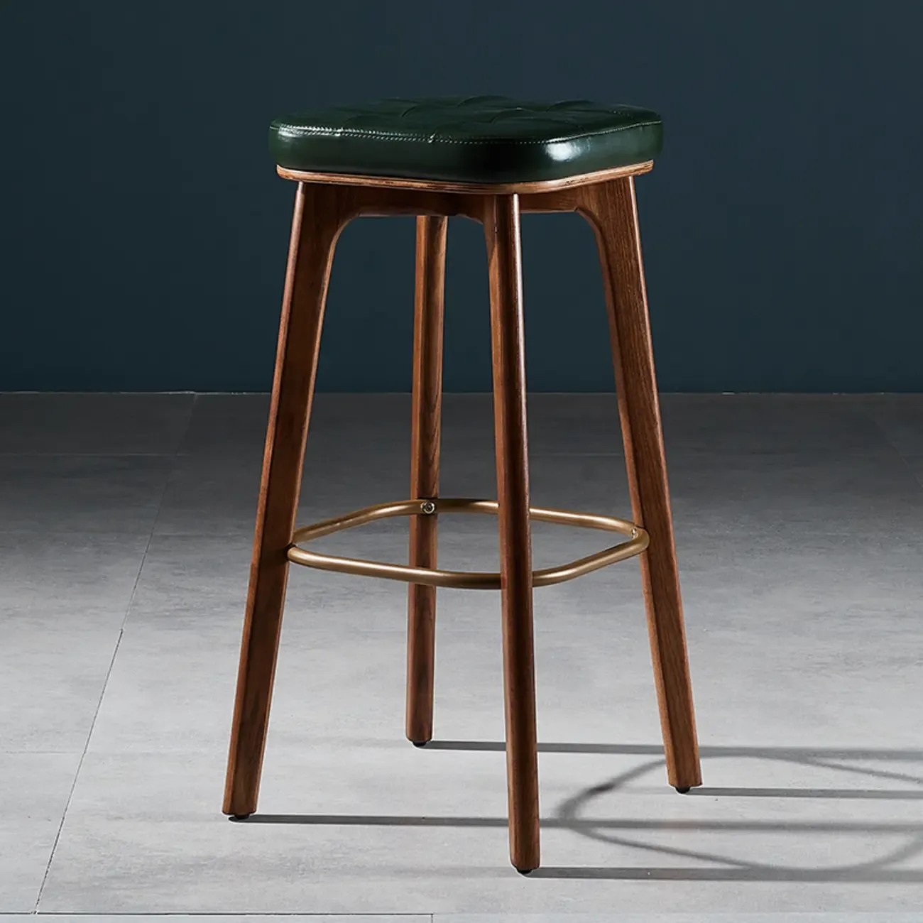 30 Inch Modern Leather Backless Bar Stools