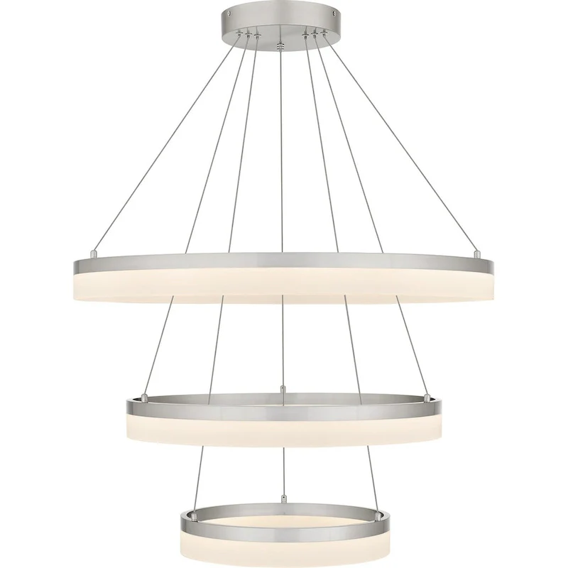 Cohen Integrated LED Brushed Nickel Pendant Light