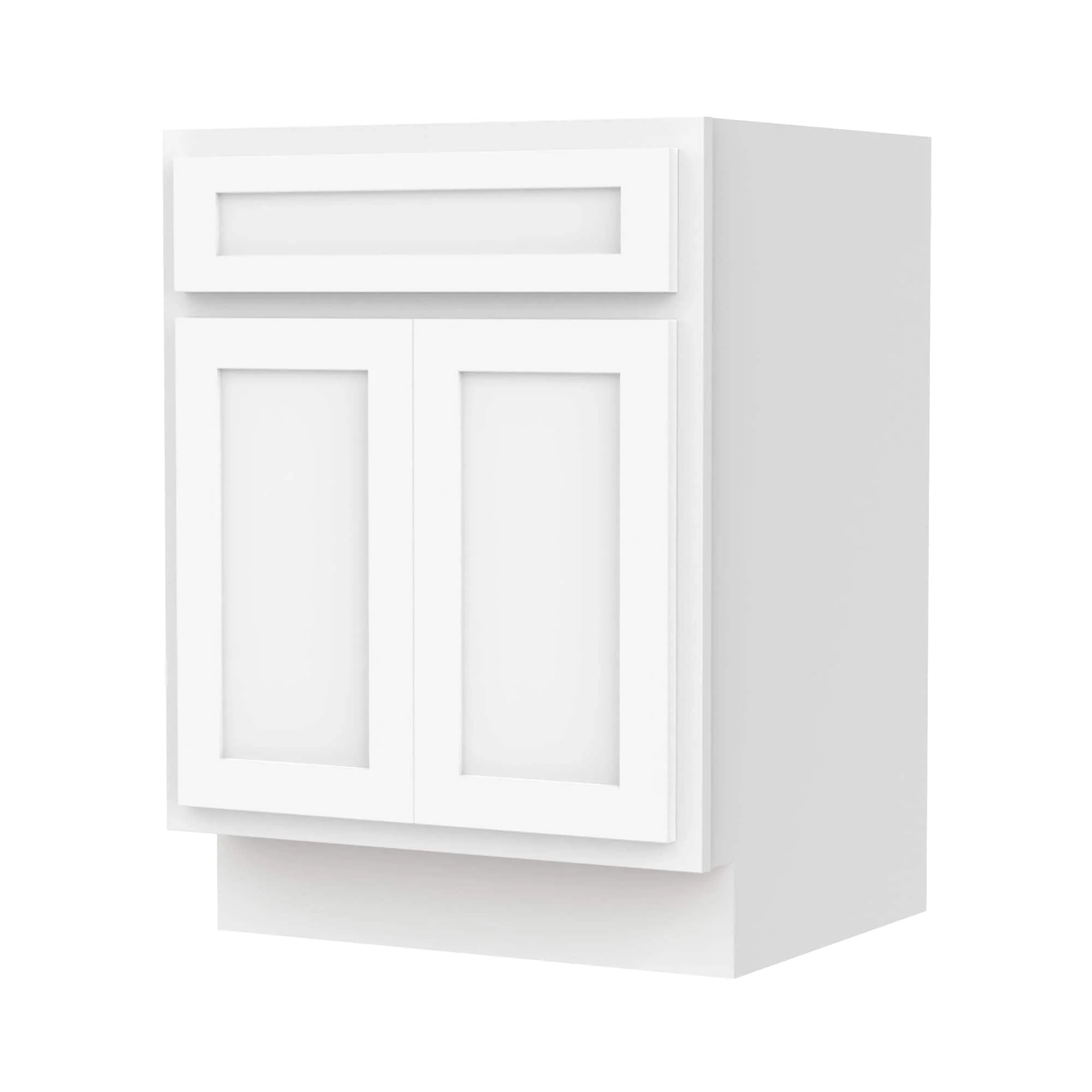 Vanity Art 24-inch Solid Wood Single Sink Bathroom Vanity Cabinet