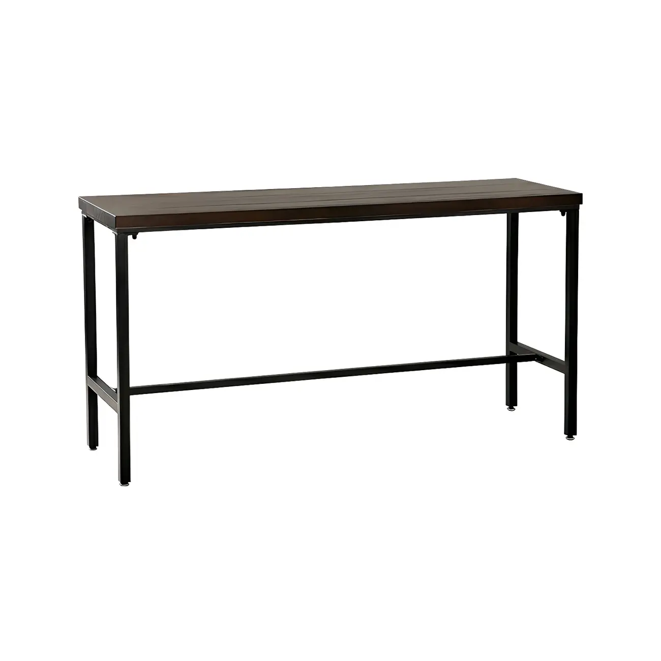 Industrial Brown Wooden Metal Adjustable Bar Tables