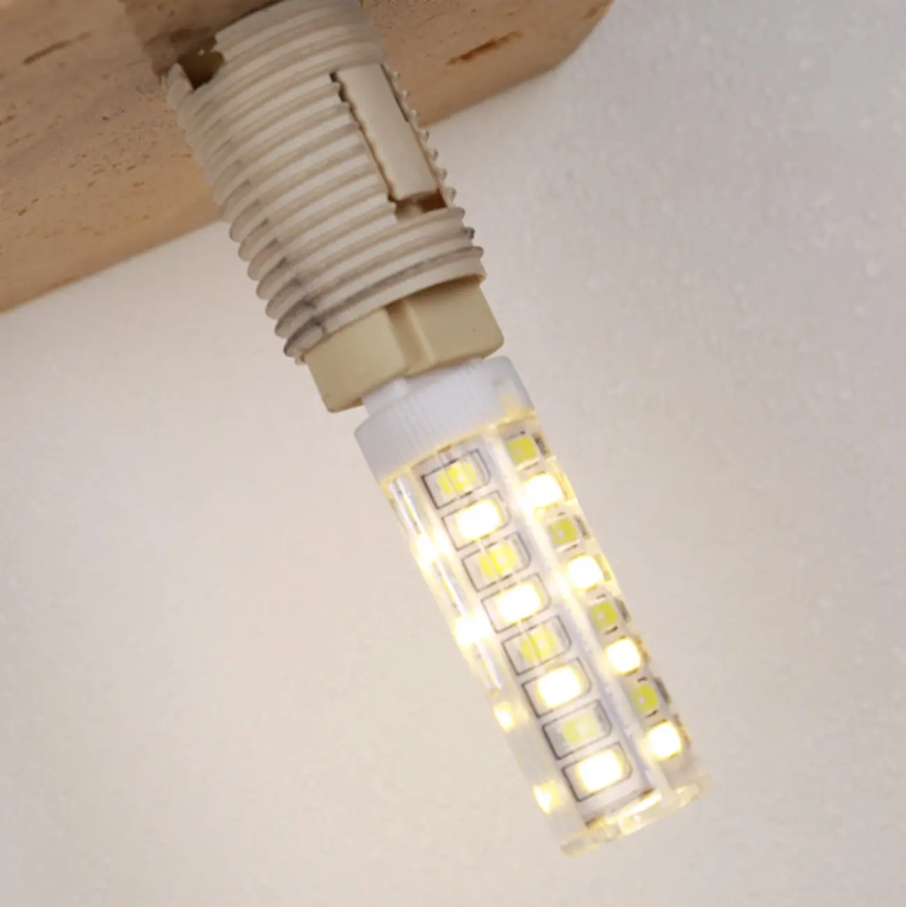 Modern Beige Stone Warm Light Wall Sconce