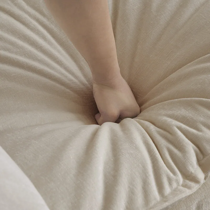 3-Piece Modular Chenille Upholstered L-Shaped Sectional Sofa with Ottoman