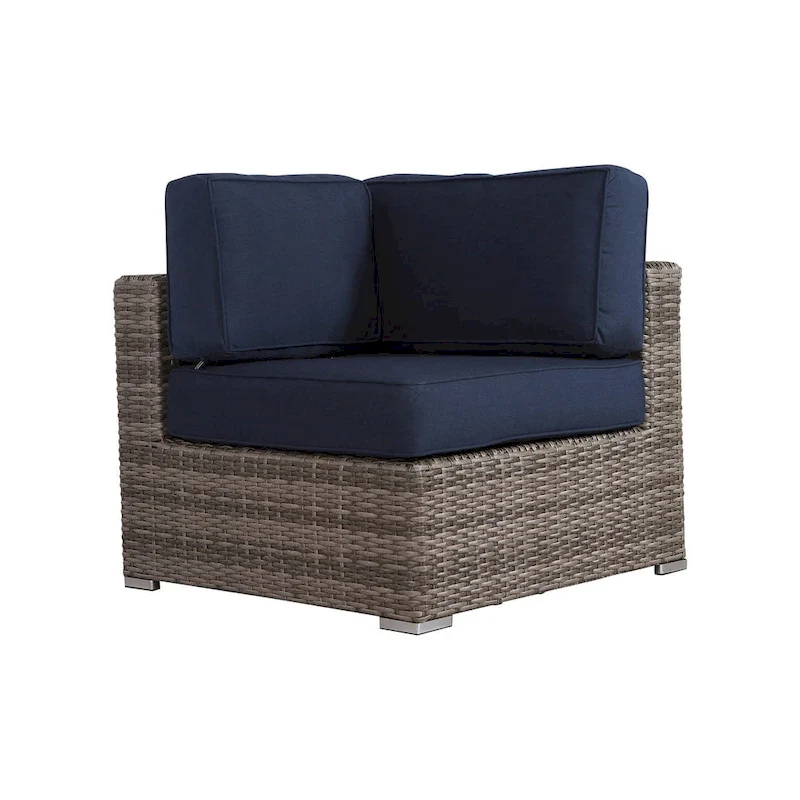 Wicker/Rattan 4 - Person Seating Group with Sunbrella Cushions