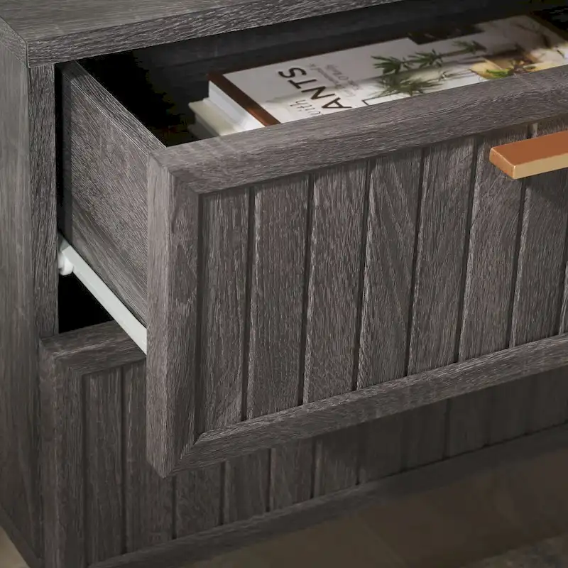 SAFAVIEH Home Axelle 2 Drawer Nightstand