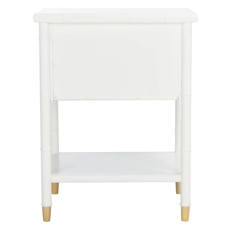 SAFAVIEH Dessa 2-Drawer 1-Shelf Accent Table. - 21 W x 18 D x 27 H - 21Wx18Dx27H