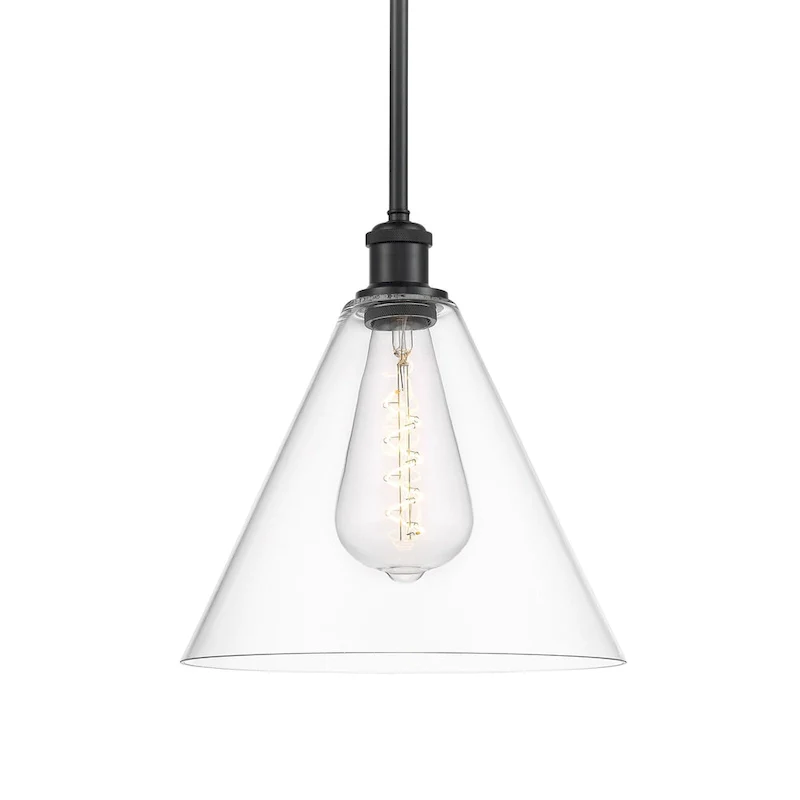 Innovations Lighting 516-1S-13-12 Berkshire Pendant Berkshire 12  Wide