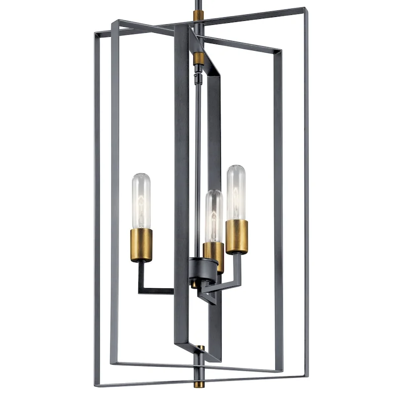 Kichler Lighting Taubert Collection 3-light Black Pendant