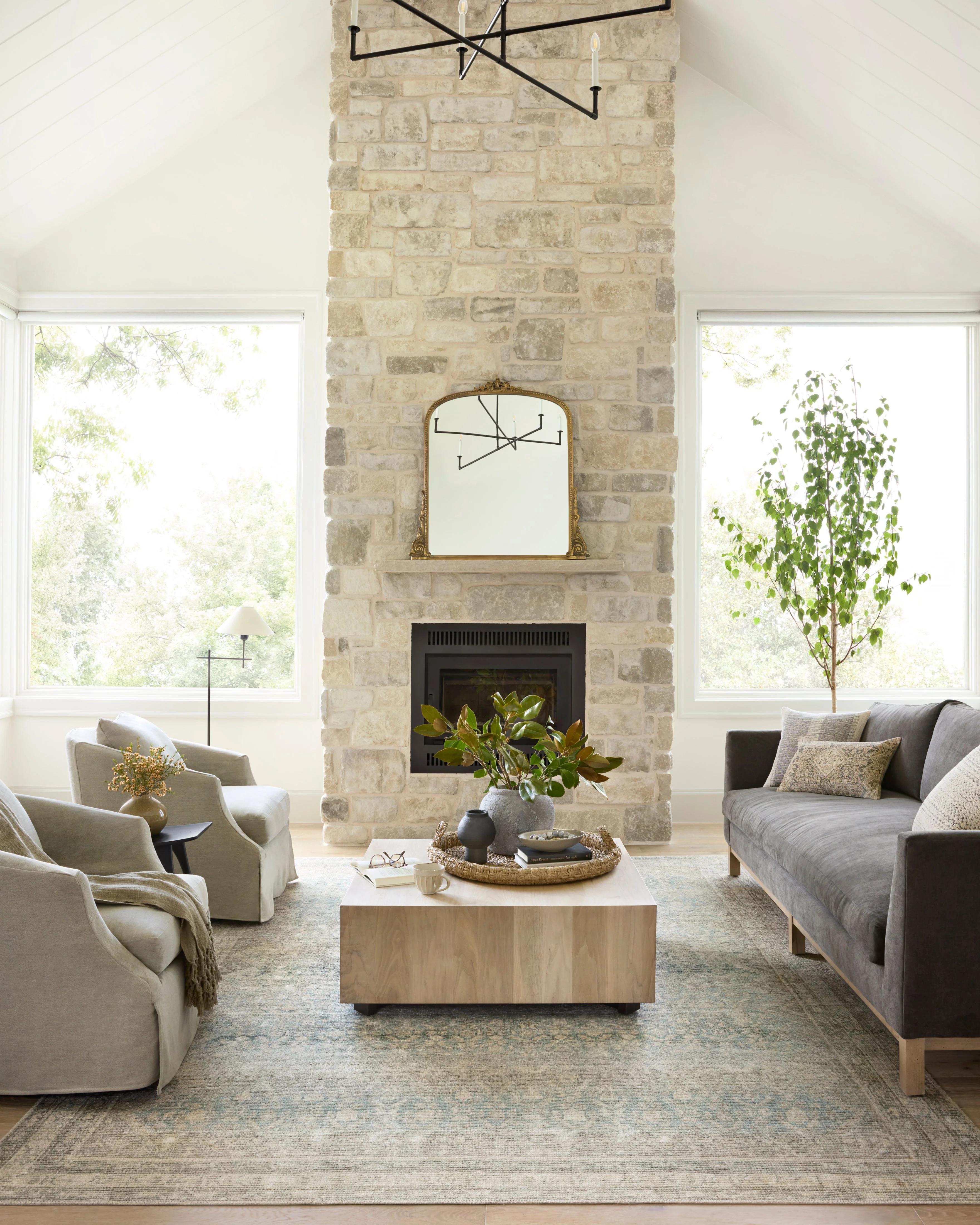 Aubrey Jade / Natural Rug