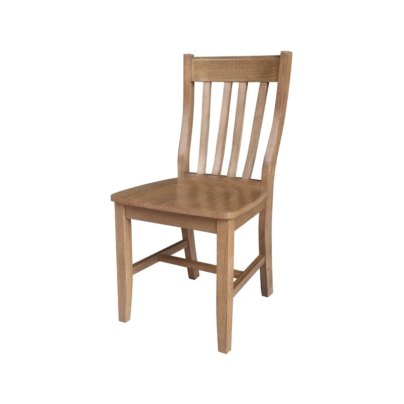 Copper Grove Quince Solid Wood Schoolhouse Chairs, Set of 2