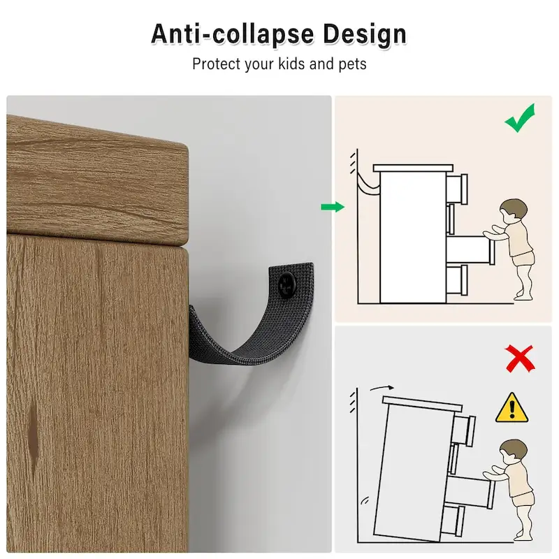 5 Drawer Dresser, Modern Wooden