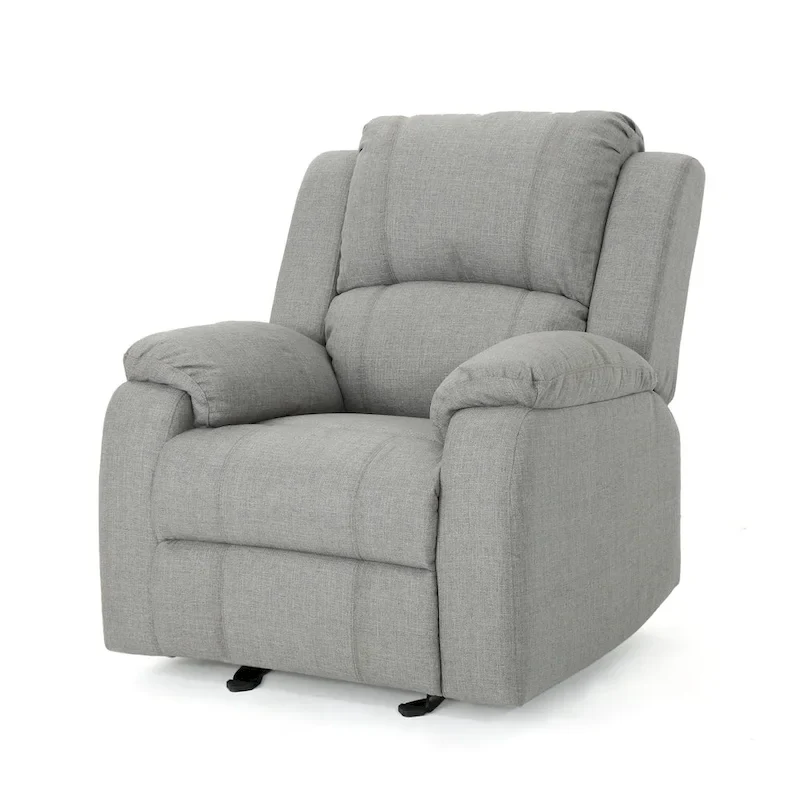 Mozelle Classic Fabric Gliding Recliner by Christopher Knight Home