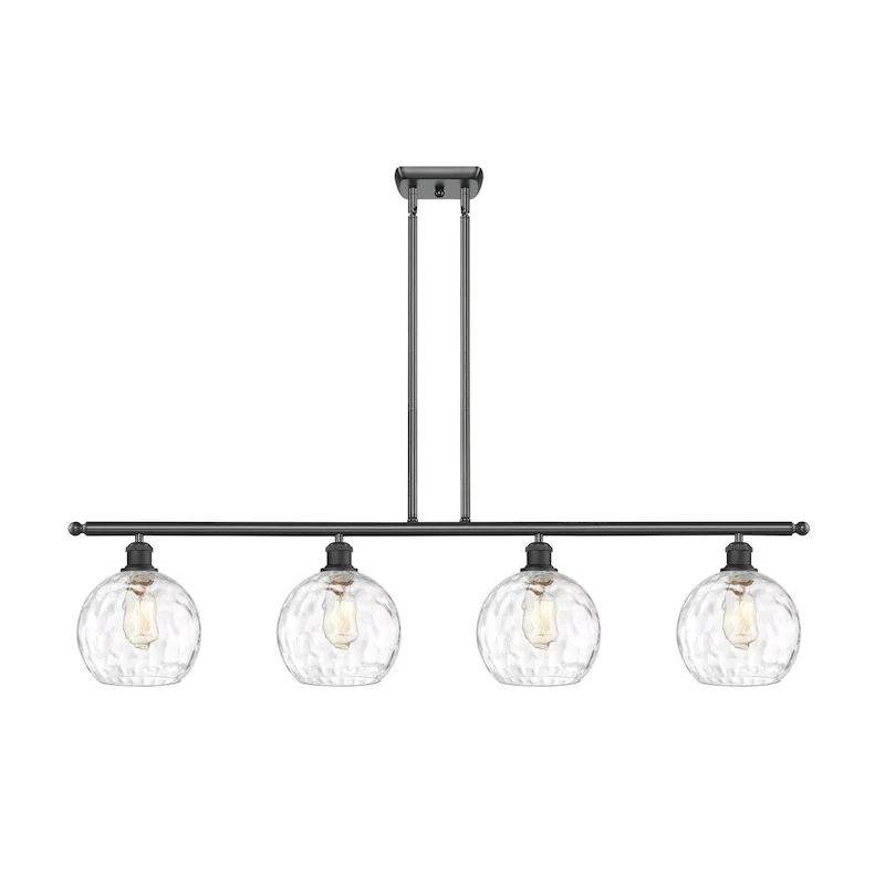 Innovations Lighting Ballston Athens Water Glass - 4 Light 48  Island Light