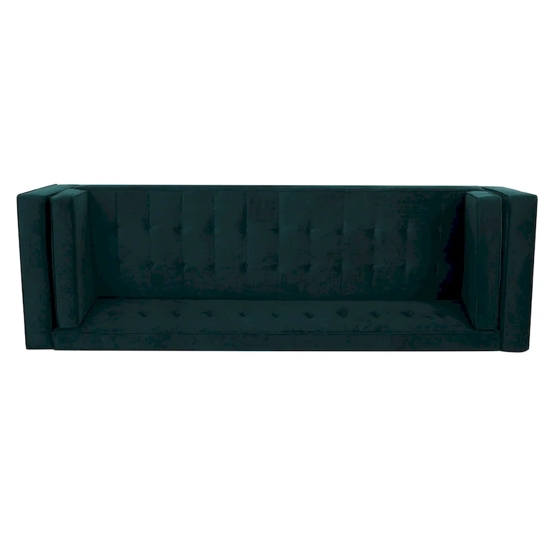 Viola Velvet Cushion 3-Seater Sofa Couch by Christopher Knight Home